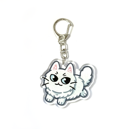 Longhaired White Cat