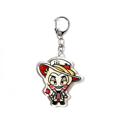 Lucifer | Hazbin Hotel Acrylic Glitter Keychain