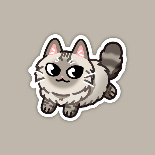 Lynx Point Ragdoll Cat Sticker