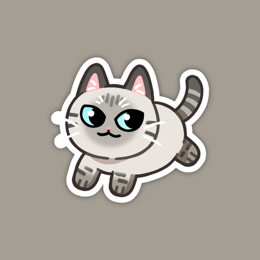 Lynx Point Siamese Cat Sticker