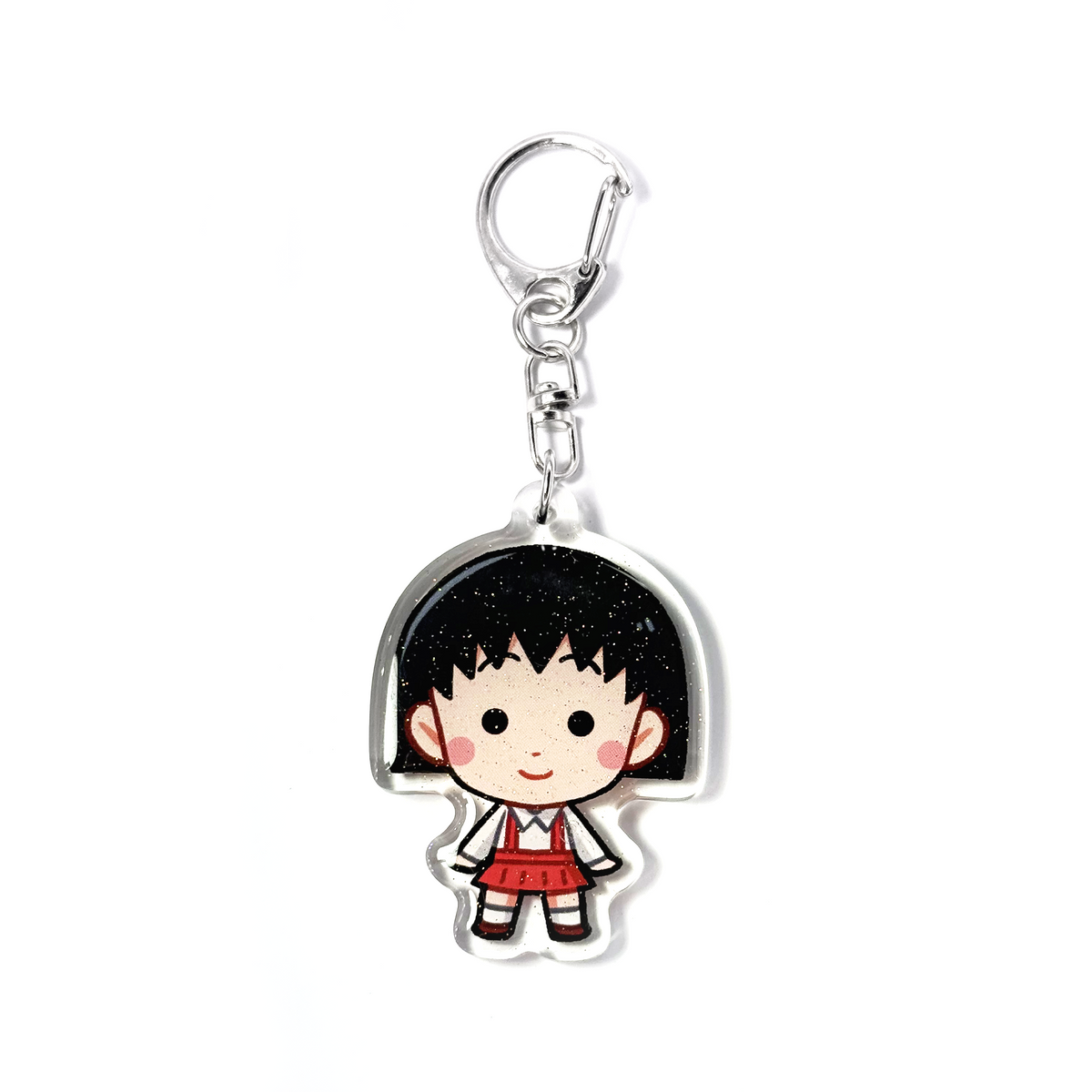 Maruko | Maruko-chan Hotel Acrylic Glitter Keychain