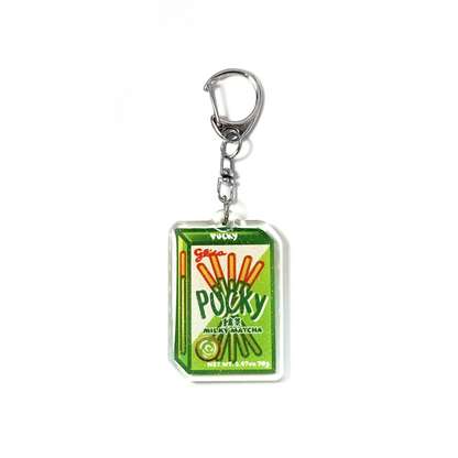 Matcha Pocky Biscuit Sticks Keychain