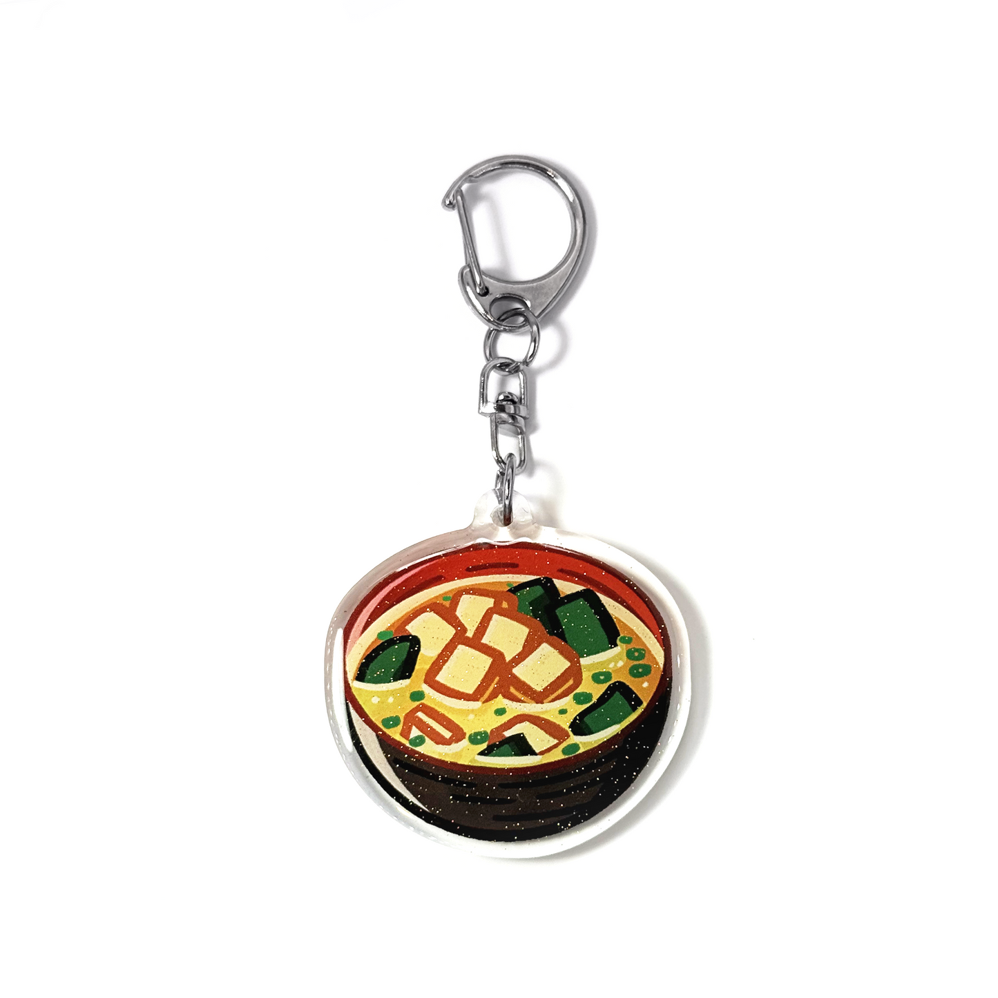 Miso Soup Keychain