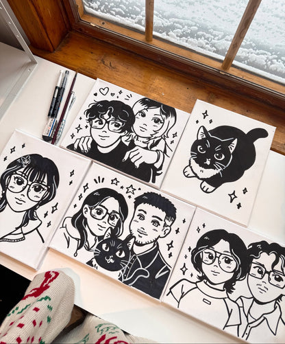 ⋆˙⟡ Live Portrait On Canvas ⋆˙⟡