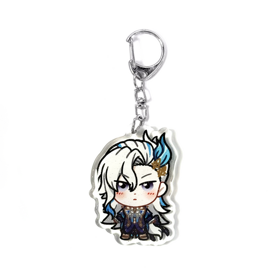 Neuvillette | Genshin Impact Acrylic Glitter Keychain