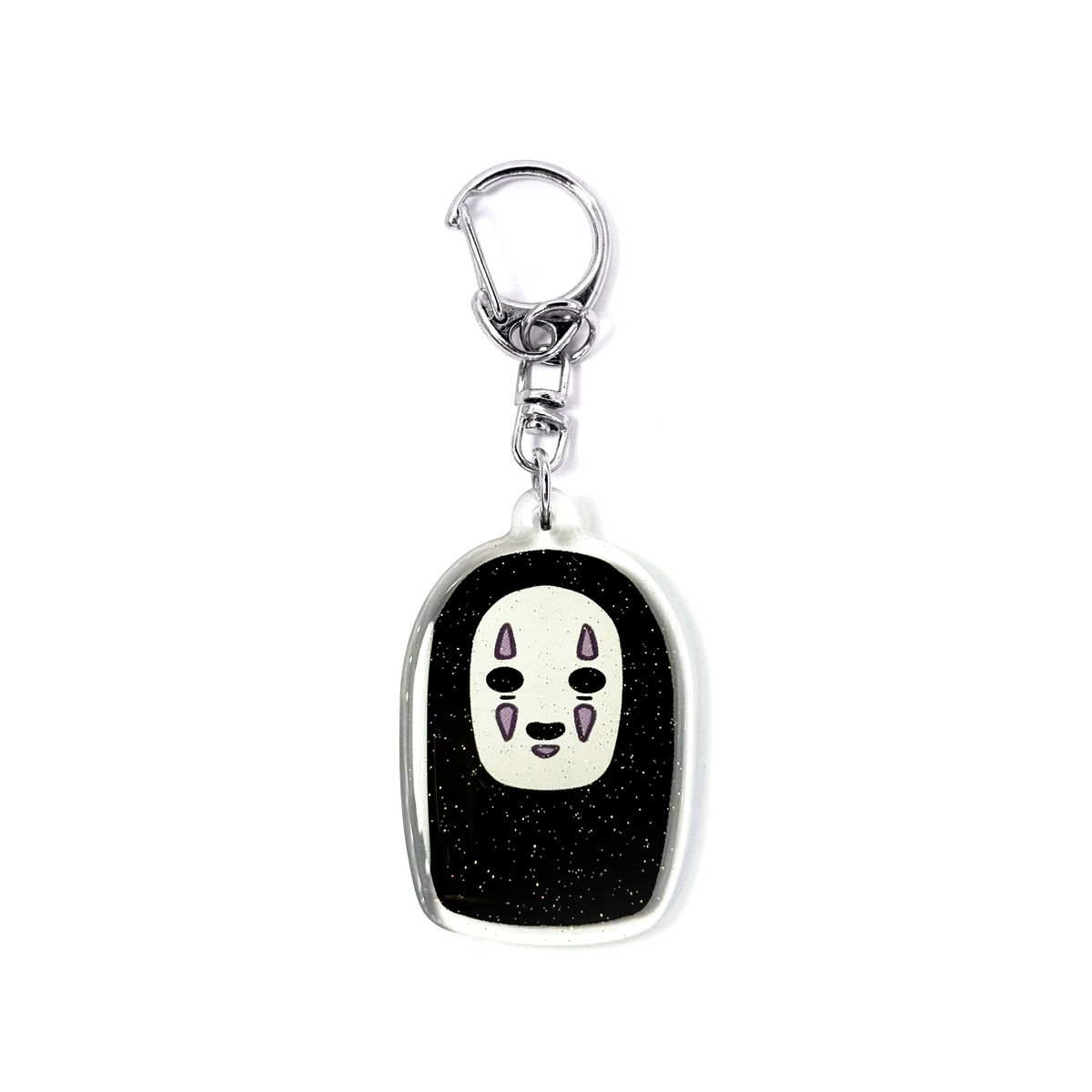 No-Face | Spirited Away Acrylic Glitter Keychain