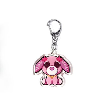Hana | Ocha-Ken Acrylic Glitter Keychain