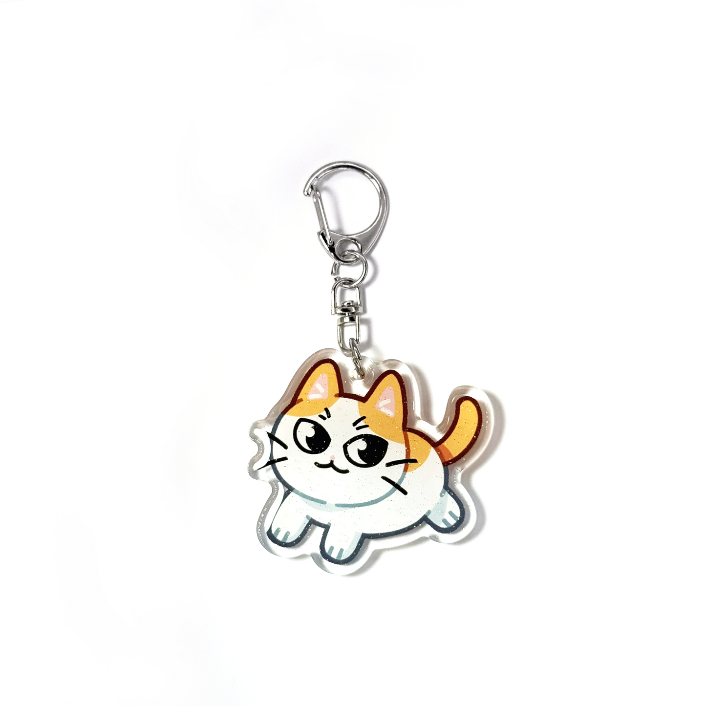 Orange Van Cat Keychain