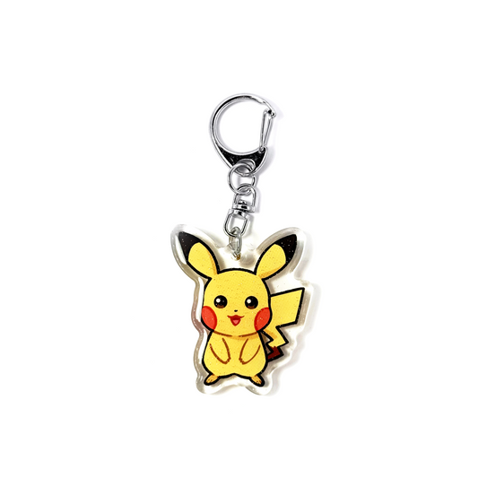 Pikachu | Pokemon Acrylic Glitter Keychain