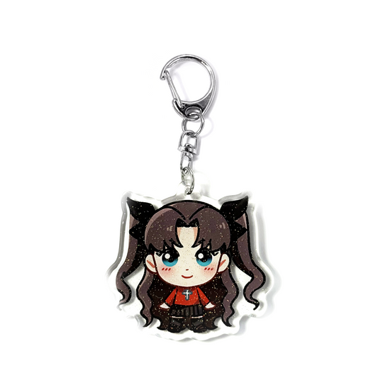 Rin | Fate Acrylic Glitter Keychain