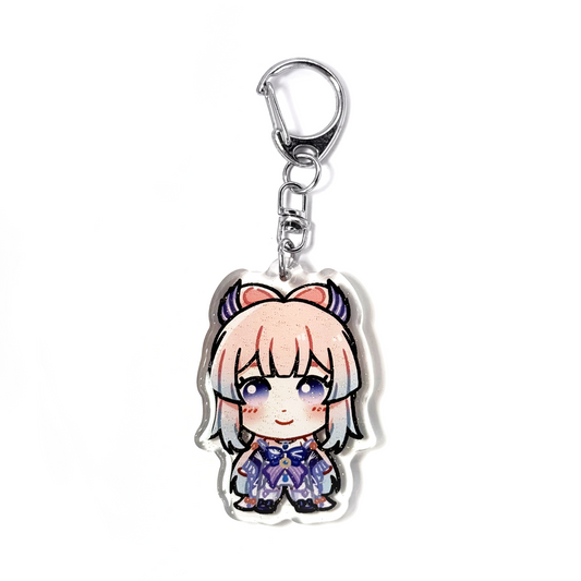 Sangonomiya Kokomi | Genshin Impact Acrylic Glitter Keychain