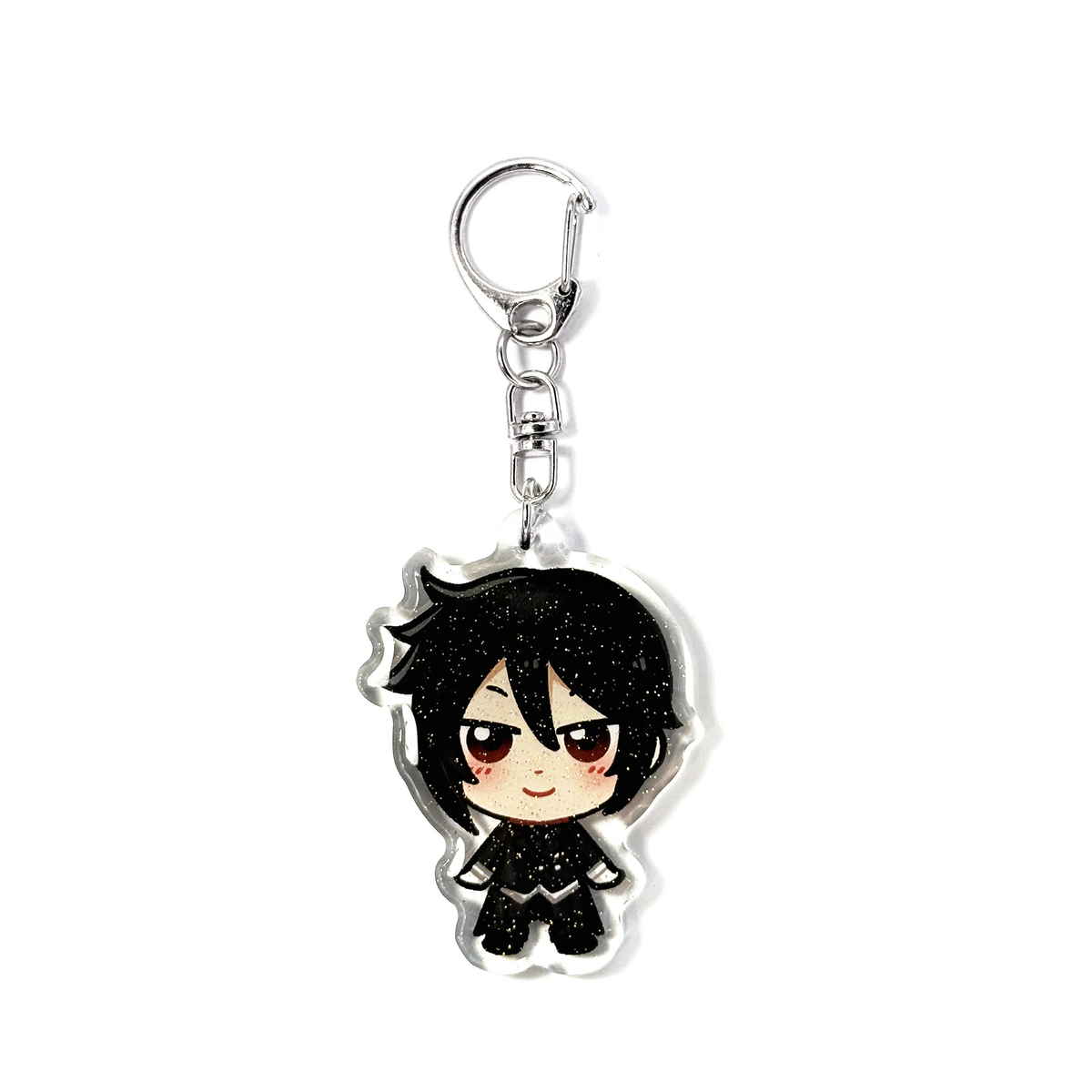 Sebastian | Black Butler Acrylic Glitter Keychain