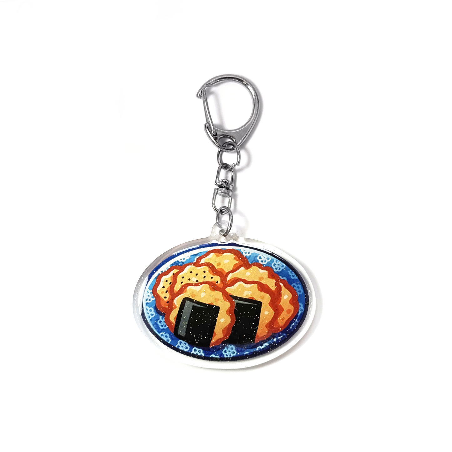 Senbei Rice Cracker Keychain