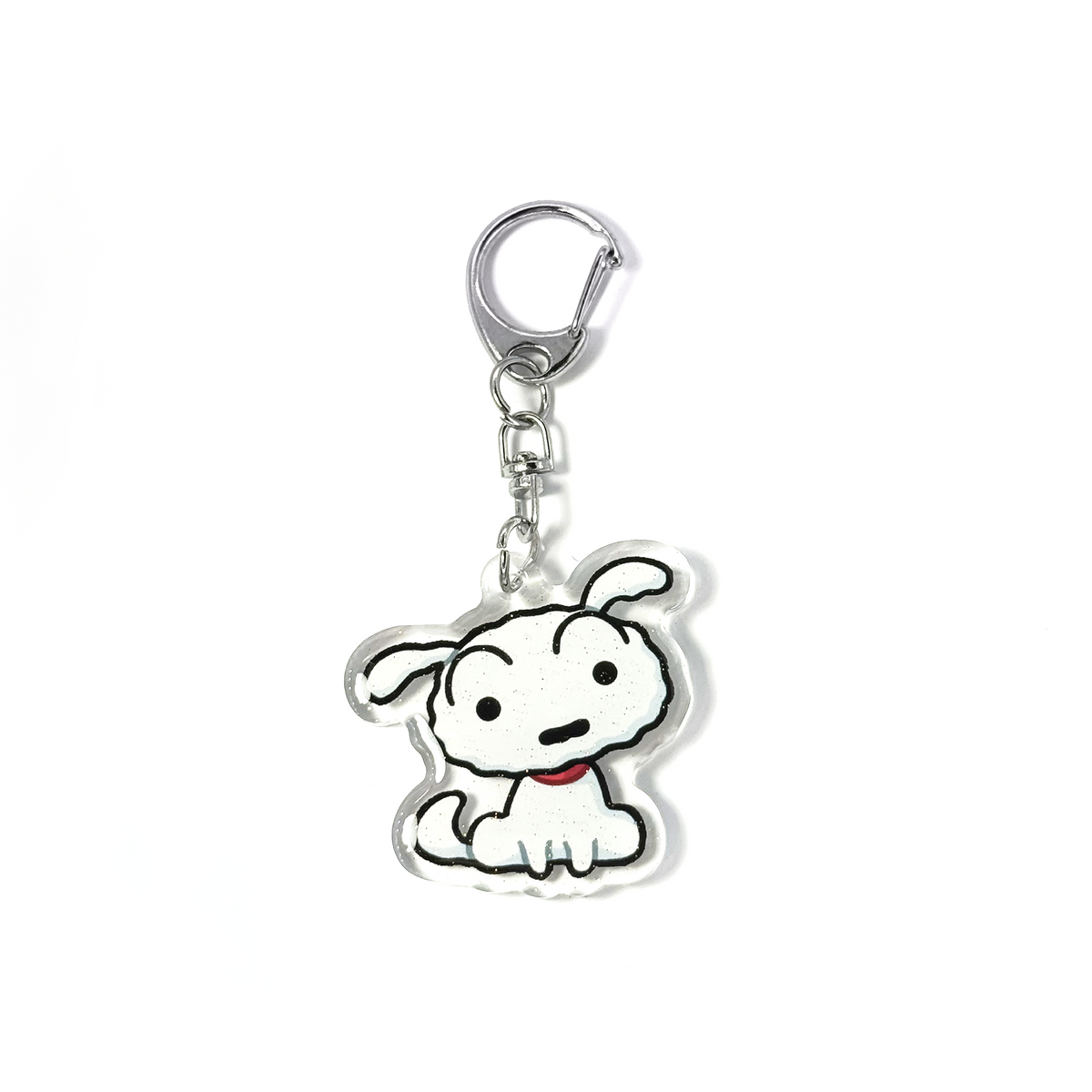 Shiro | Shin-chan Acrylic Glitter Keychain