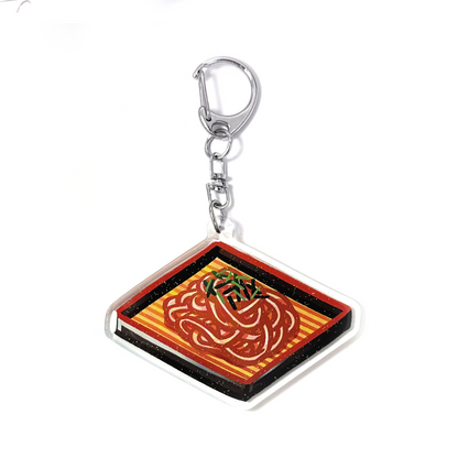 Soba Noodles Keychain