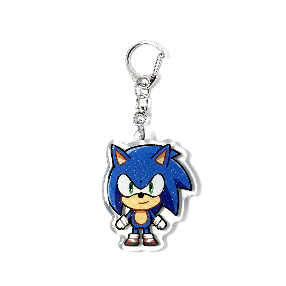 Sonic | Sonic the Hedgehog Acrylic Glitter Keychain