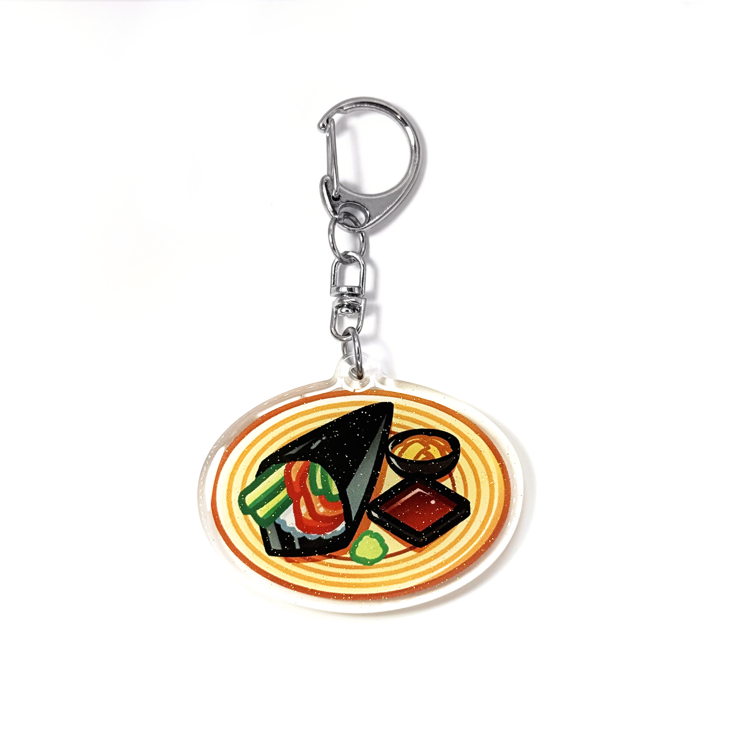 Sushi Hand Roll Keychain