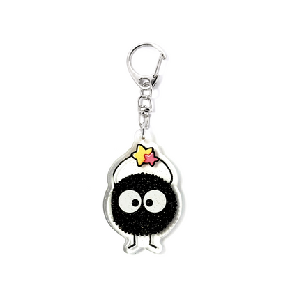Susuwatari, Dust | Spirited Away Acrylic Glitter Keychain