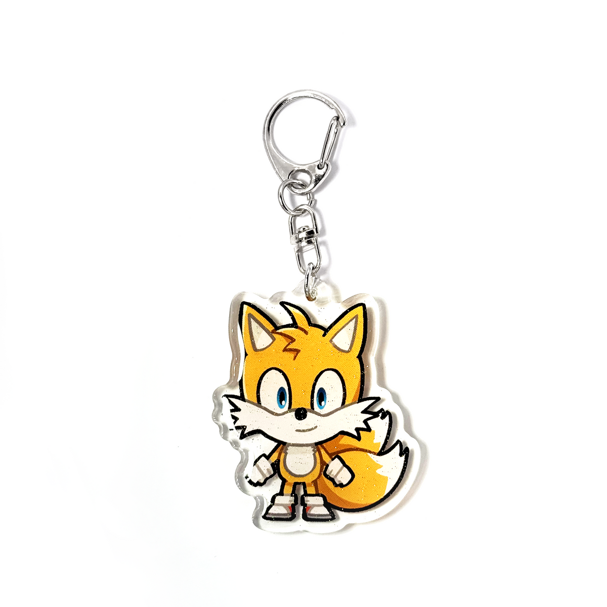 Tails | Sonic the Hedgehog Acrylic Glitter Keychain