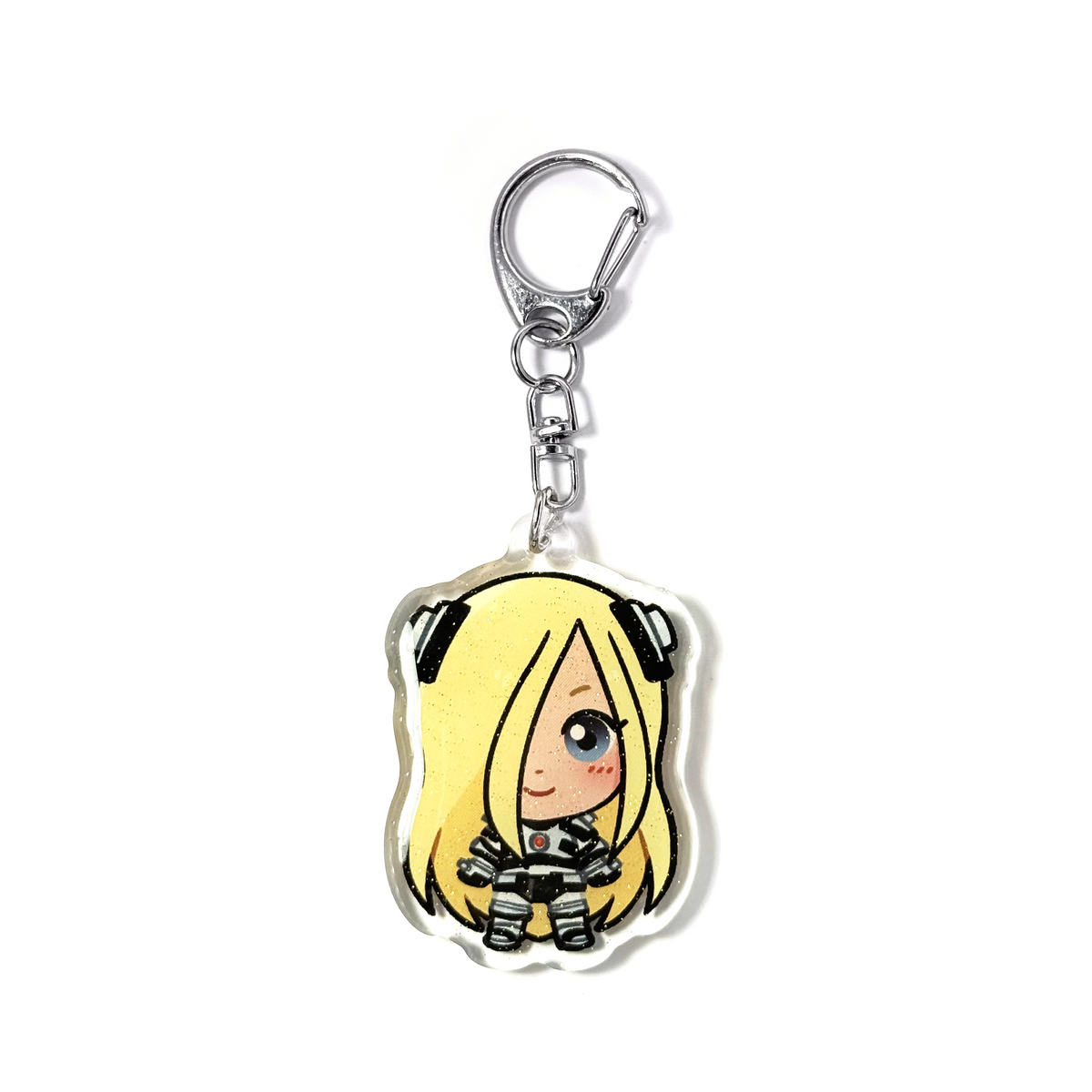 Terra | Teen Titans Acrylic Glitter Keychain