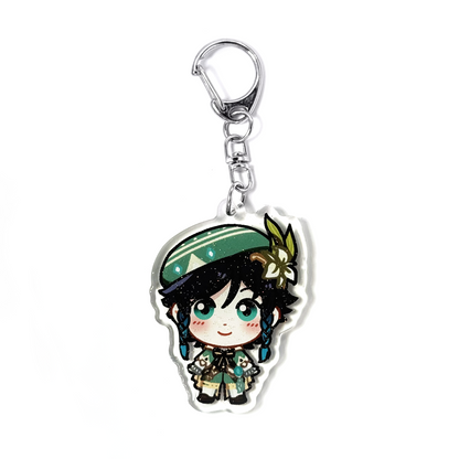 Venti | Genshin Impact Acrylic Glitter Keychain