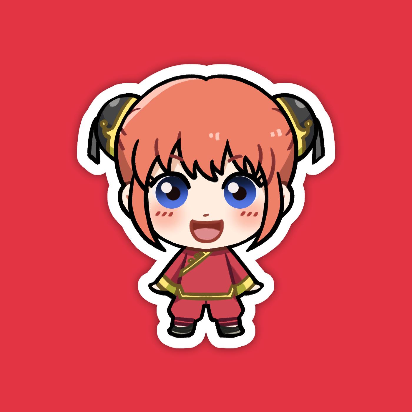 Kagura | Gintama Vinyl Sticker