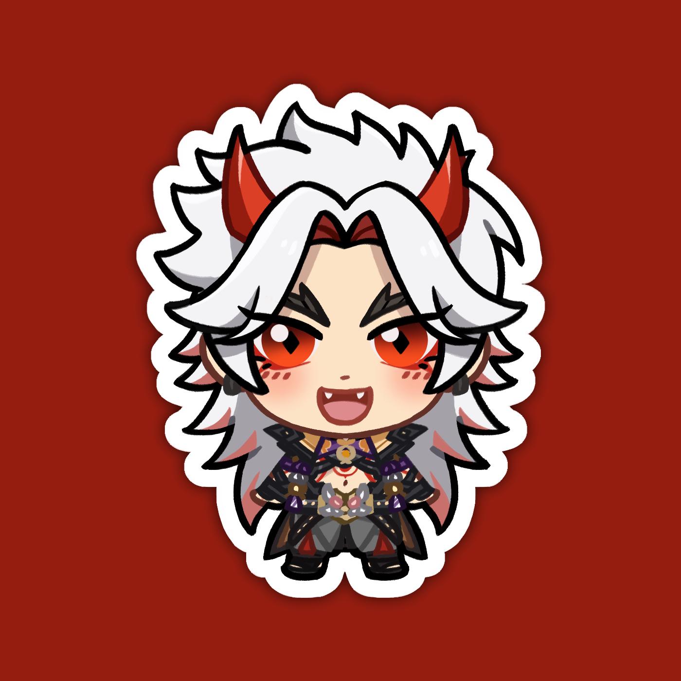 Arataki Itto | Genshin Impact Vinyl Sticker