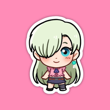 Elizabeth Liones | The Seven Deadly Sins Vinyl Sticker