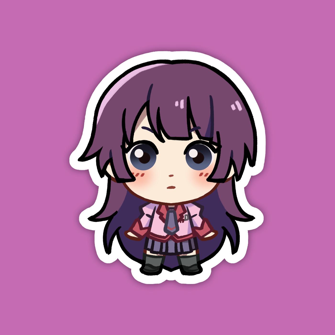 Hitagi Senjougahara | Bakemonogatari Vinyl Sticker