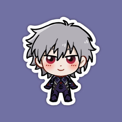 Kaworu Nagisa | Neon Genesis Evangelion Vinyl Sticker