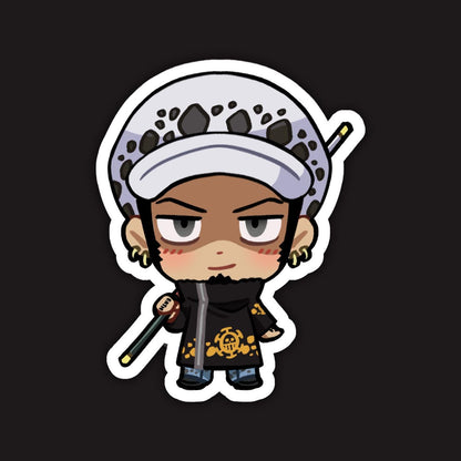 Trafalgar D. Water Law | One Piece Vinyl Sticker