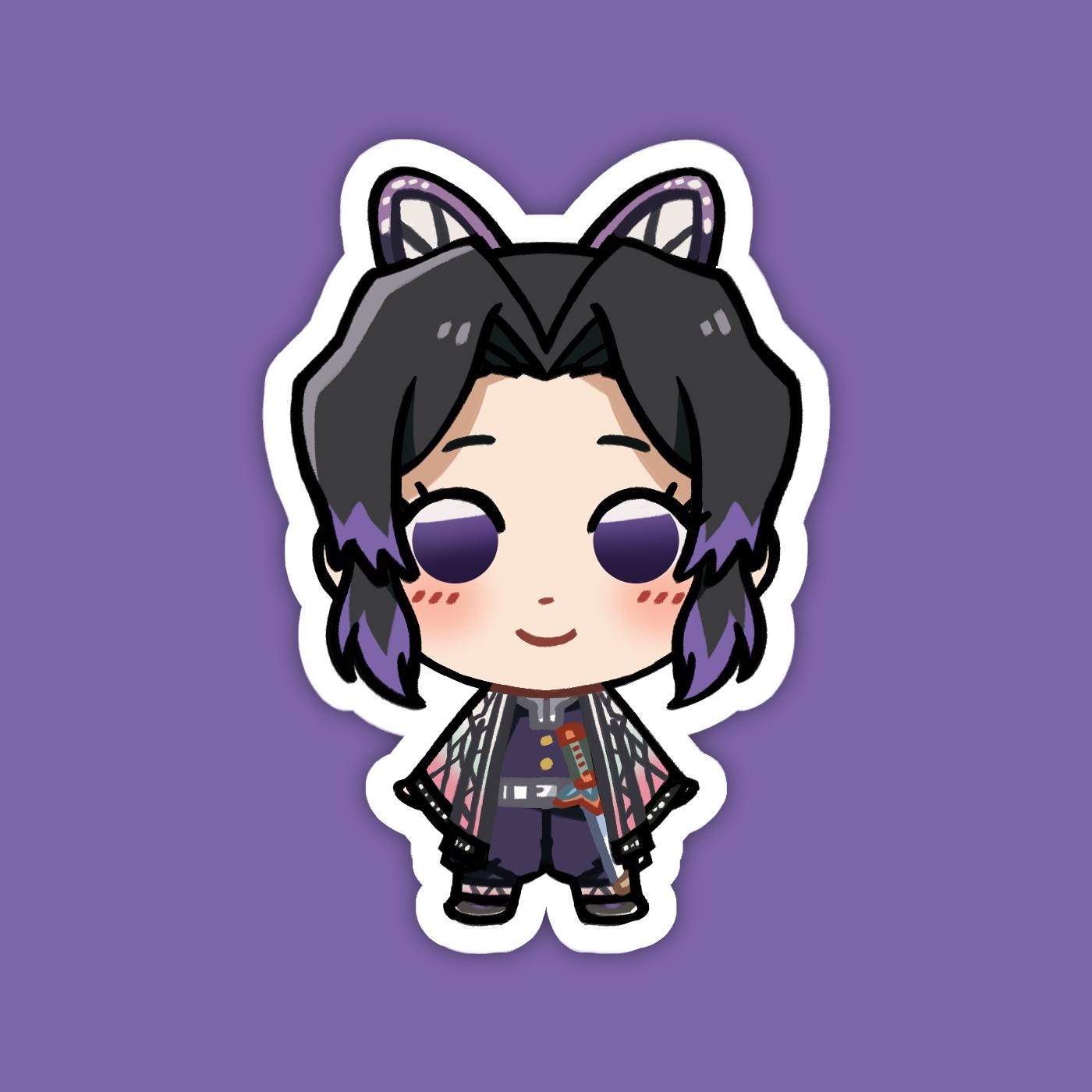 Shinobu Kocho | Kimetsu no Yaiba Vinyl Sticker