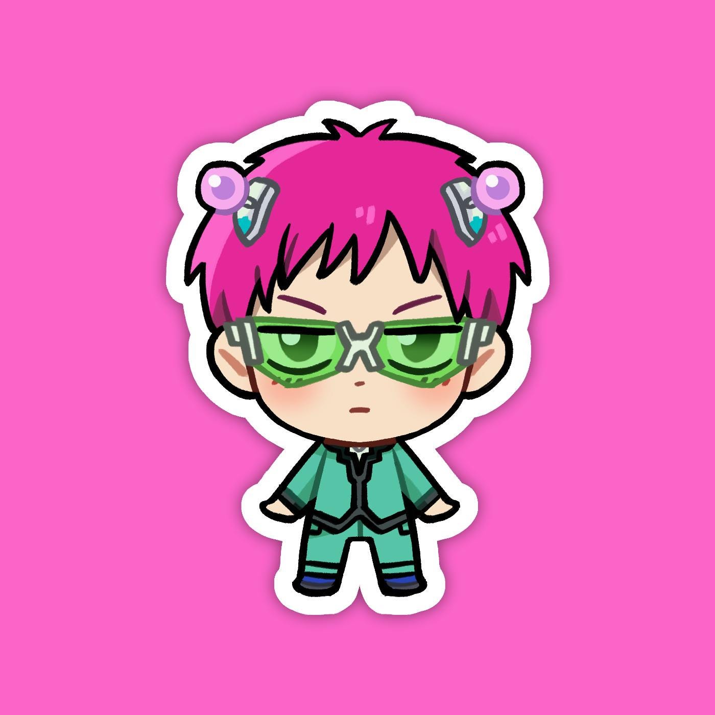 Saiki K. | Saiki Kusuo No Sainan | The Disastrous Life of Saiki K Vinyl Sticker
