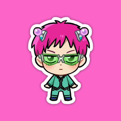 Saiki K. | Saiki Kusuo No Sainan | The Disastrous Life of Saiki K Vinyl Sticker