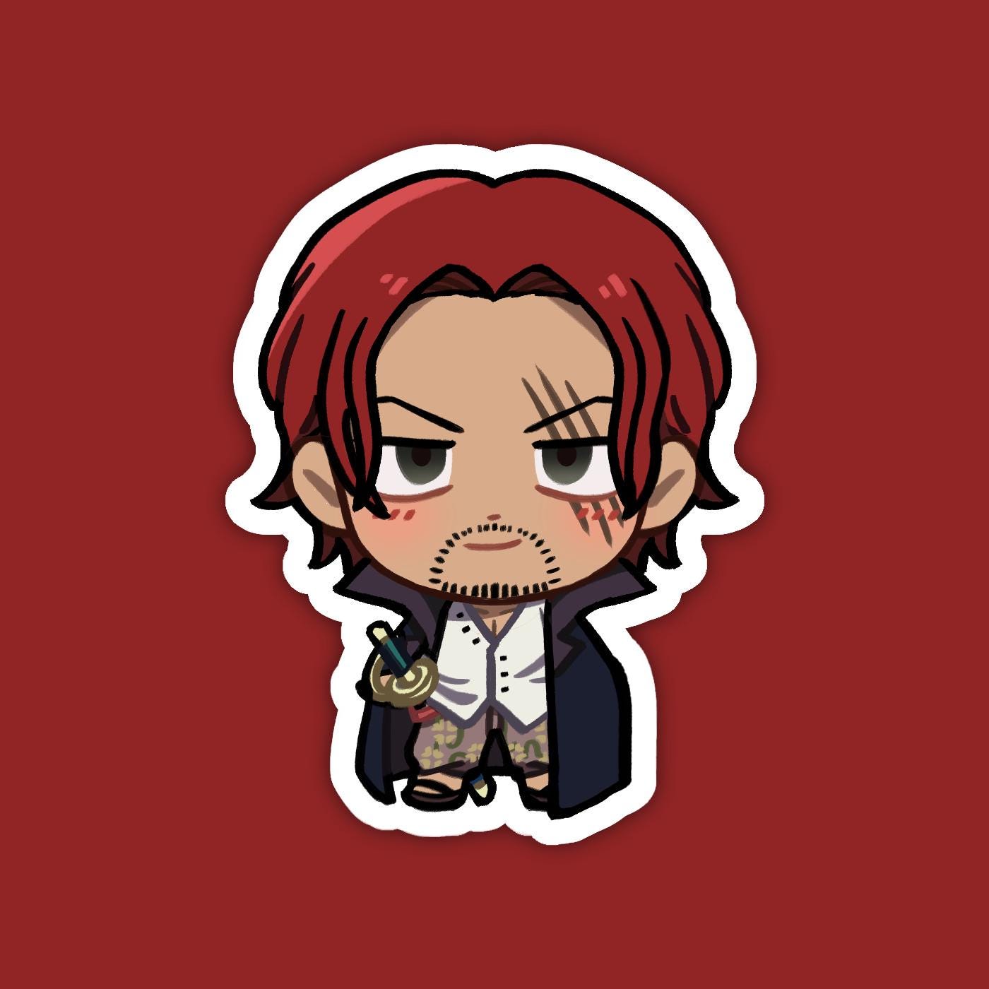 Shanks | One Piece Vinyl Sticker