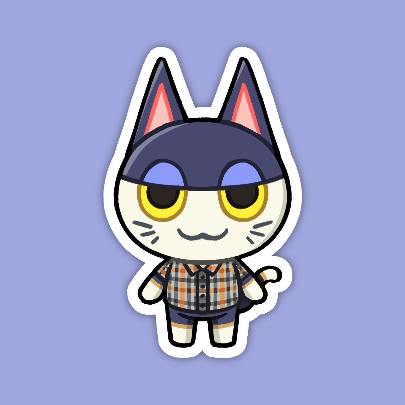 Punchy Cat | Animal Crossing Vinyl Sticker