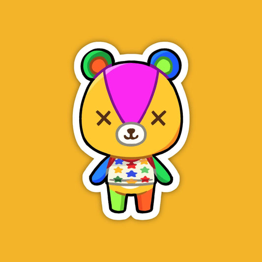 Stitches | Animal Crossing Vinyl Sticker