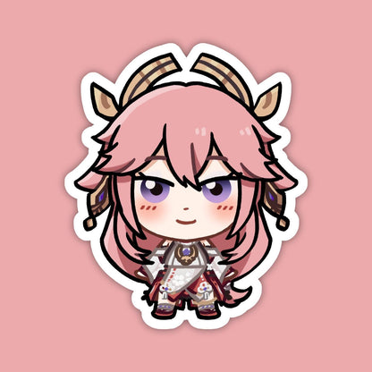 Yae Miko | Genshin Impact Vinyl Sticker