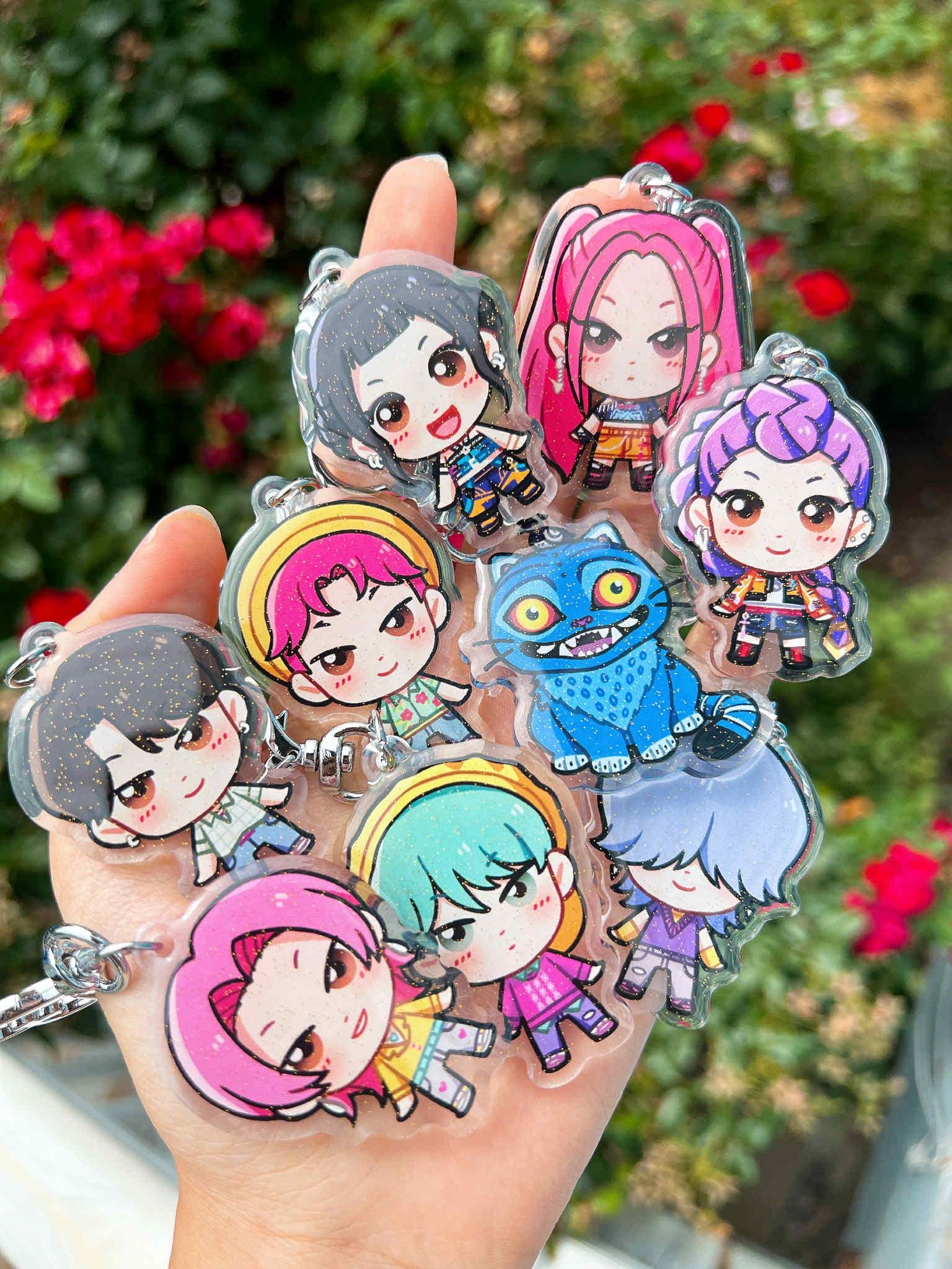 Anya Forger | SPY×FAMILY Acrylic Glitter Keychain – MoniqueHouse24