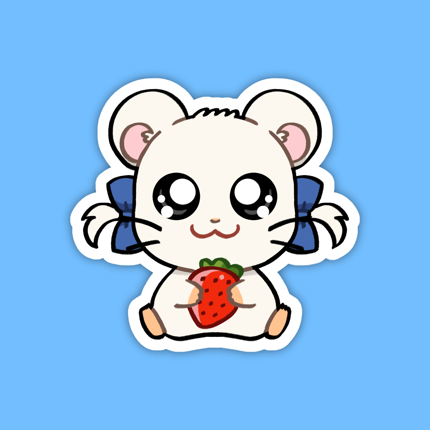 Bijou | Hamtaro Vinyl Sticker