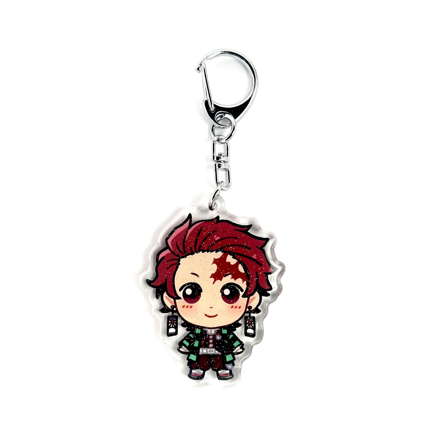 Tanjiro Kamado | Kimetsu no Yaiba Acrylic Glitter Keychain