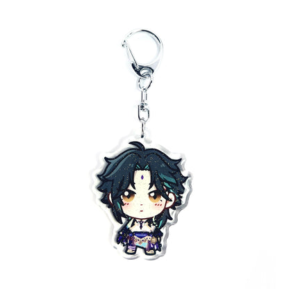 Xiao | Genshin Impact Acrylic Glitter Keychain