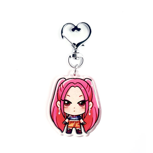 Mira HUNTR/X | KPop Demon Hunters Acrylic Glitter Keychain