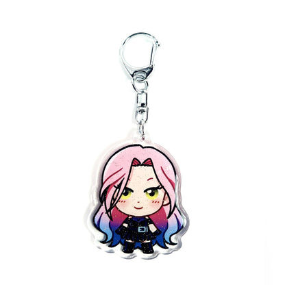Mizi | Alien Stage Acrylic Glitter Keychain