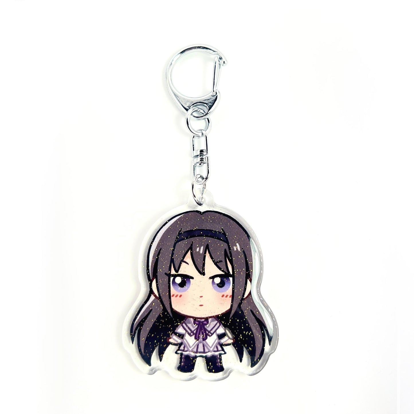 Akemi Homura | Madoka Magica Acrylic Glitter Keychain