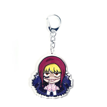 Donquixote Rosinante Corazon | One Piece Acrylic Glitter Keychain