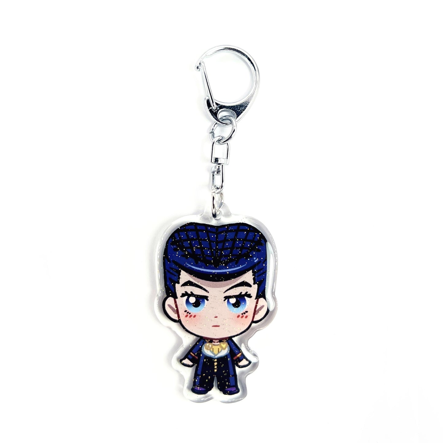 Josuke Higashikata | Jojo's Bizarre Adventure Acrylic Glitter Keychain