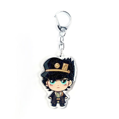 Jotaro Kujo | Jojo's Bizarre Adventure Acrylic Glitter Keychain
