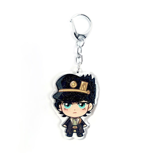 Jotaro Kujo | Jojo's Bizarre Adventure Acrylic Glitter Keychain