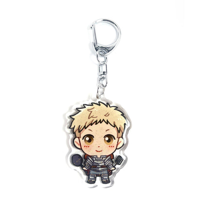 Laios Touden | Dungeon Meshi Acrylic Glitter Keychain